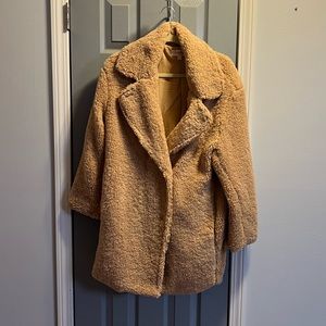 Small Fuzzy Pea Coat